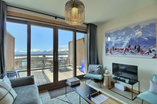 ARC 1600, LE RIDGE, Appartement 06 personnes Duplex Vue Montagne - ski aux pieds - Sauna, Hammam, Piscine, Salle de sport & fitness - 0