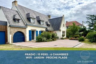 Pradic 15 personnes , Cheminée , Jardin , Plage à pied - Étel - 0