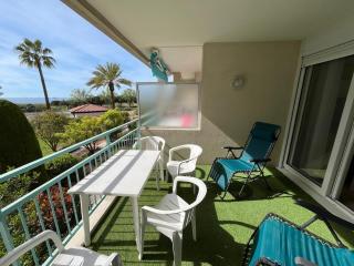 F2 Vue mer - Piscine - Climatisation - Parking - Antibes - 9