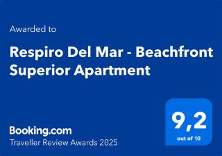 Respiro Del Mar - Beachfront Superior Apartment - 9