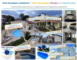 Pool Seaside Relais - VILLE Ninfea, Marea, Rosa e Cassiopea - Fontane Bianche - 5