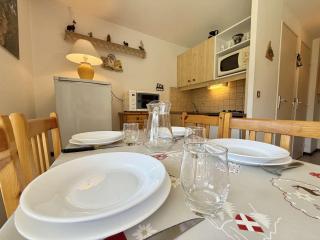 Studio cabine à 700m de Praz-Sur-Arly, navettes gratuites, parking, wifi et ménage inclus - FR-1-603-4 - Praz-sur-Arly - 4