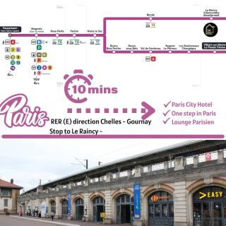 One step in Paris Le Raincy Front Station 5Pers - Le Raincy - 6
