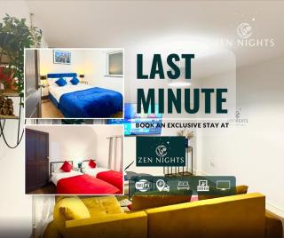 Sleeps 8 l 3 Bedroom l Last-minute Specials l New Property l Elegant House near City Center Sleeps 6 with Free Parking l By Zen Nights Short Lets & Serviced Accommodations - Leicester - 0