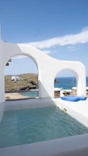 Beachfront House with 2 Hot Tubs - Panormos - Mykonos - 0