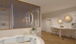 Cocoon - Romantic suite with spa - Downtown - Pontarlier - 5