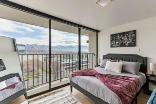 The White Mountain View Downtown Studio Apt Free Pkg Gym - Salt Lake City - 1