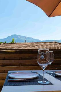Cabana & Studio Alpin Annecy - Terrasse Parking - Argonay - 7