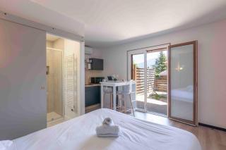 Cabana & Studio Alpin Annecy - Terrasse Parking - Argonay - 5