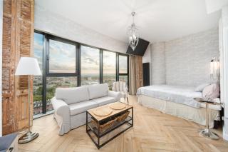 ANS Hanza Tower Apartment 17th floor with city view, swimming pool area with saunas, viewing terrace - 0