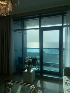 Corniche Residence Beach view Pool access Stunning View - Ajman - 0