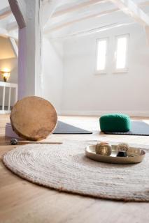 Seminarhaus Heim Retreat, Fachwerkhaus von 1451, Yoga, Naturgarten für 10 Personen - 8