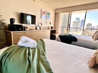 Ocean View studio 2 Beds and Free Wi-Fi - Gold Coast - 4