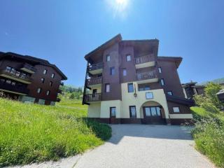 Studio cosy 4 pers., balcon, à 80m des pistes, animaux acceptés, parking - FR-1-356-466 - 2
