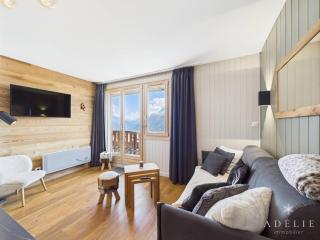 Appartement 2 Pièces Cabine pour 6 Personnes - Skis aux Pieds, Balcons, Parking, WIFI ! - FR-1-398-548 - La Rosière - 9