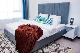 celestial modernly furnished two bedroom apartment with amazing city views swimming pool ,children playground ,ample private parking space and rooftop chill spot - Nairobi - 3