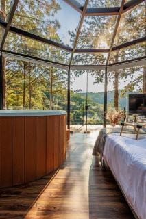 Maravilhosa Cabana de Vidro de Luxo na Natureza - Pomerode - 8