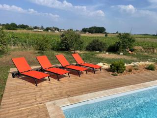 Charmante maison avec piscine au cœur des vignes - Saint-Philippe-dʼAiguille - 8