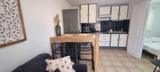 BORD DE MER, 5 min à pied de la plage, WIFI, TRES JOLI APPARTEMENT MAISONNETTE 4 COUCHAGES, - 5