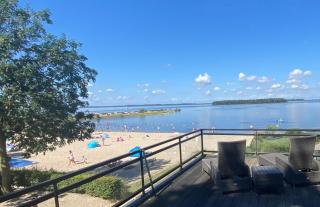 BEACH VILLA in erster Reihe - direkter Strandzugang - eingezäunter Garten - Dachterrasse - 2 Gartenterrassen - Terrassendach - Grill mit Plancha - XXL Meerblick - Bar - SONOS Soundanlage - Pool Whirlpool - kinderfreundlich - Hunde willkommen - Hulshorst - 8