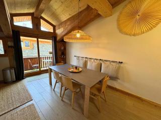 Charmante maison de village rénovée 4 pièces, 3 niveaux, 80m², 6 pers, à St Marcel, proche pistes ski. - FR-1-452-381 - Saint-Marcel - 5