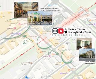 Cosy Disney Escape - 3 min Disney - 35 min Paris - 2