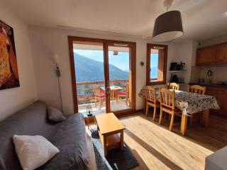 Bel appart au centre des Orres 1800 - Grand balcon Belle vue - A côté pistes - 6