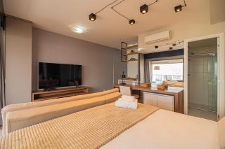 Nude Stay-Habitarte Brooklin, Piscina e Academia - 3 Pessoas - São Paulo - 2