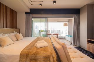 Nude Stay-Habitarte Brooklin, Piscina e Academia - 3 Pessoas - São Paulo - 3