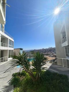 Vista panoramica a la bahia Depto 2p - Valparaíso - 9
