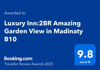 Luxury Inn:2BR Amazing Garden View in Madinaty B10 - Madinaty - 8
