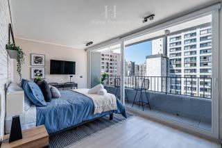 HT Calido Estudio en Santiago 2 PAX a pasos del Metro - 0