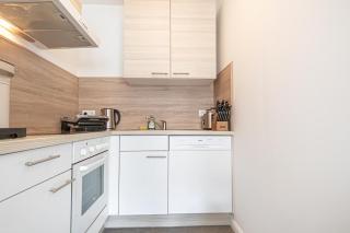 Chic 1BR & 1LR Apt only 9 Min to City Center, King Bed, Metro Access - Wien - 5