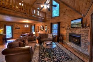 Castle Creek Hot tub nearby creek gas fireplace - Cherry Log - 5