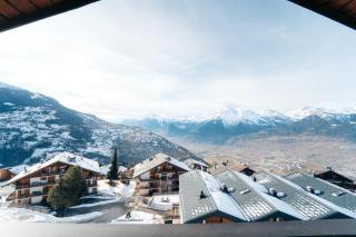 Cocon familial avec vue au centre de Veysonnaz - Veysonnaz - 9
