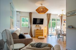 Gite La Goutte d'eau - Baby foot - 6 personnes LITS King & Queen size - Terrasse Vue étang - Saint-Josse - 6