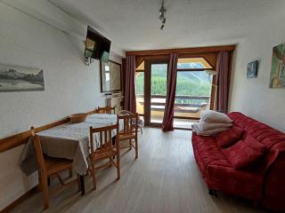 Studio exposé sud avec balcon, à 200m des pistes et commerces, animaux acceptés - FR-1-445-26 - 6