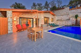 Amazing 1BR Stone Villa with Pool & Terrace - Gelemiş - 7