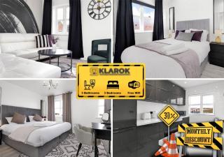 Super King Suite Large 3 bed Amenities Long Term - Peterborough - 0