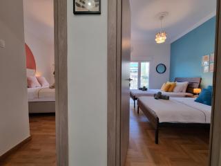 Athens Stylish Renovated 62sqm Apartment for Families & Couples with Balcony in Quiet Area near City Center - Atene - 7