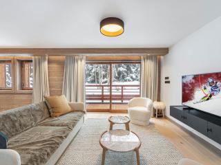 Appartement neuf avec terrasse, 2 chambres près des pistes, sauna, hammam, salle de sport, parking - FR-1-569-57 - Megève - 0