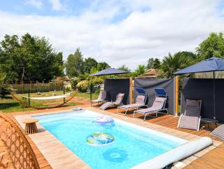 L'échappée Huroise, piscine et spa privatifs - Hure - 9