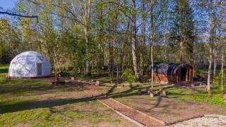 Luigepesa Puhkemaja - Swan Nest dome house with sauna and pond - - 2