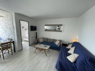 T2 rénové avec cabine, piscine, animaux admis, parking à 500m de la plage - FR-1-106-49 - Saint-Cyprien - 2
