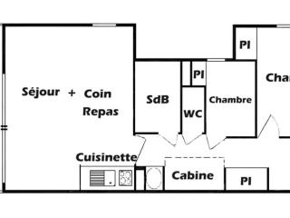 Appartement 3 pièces à Les Saisies - 6 pers, balcon, TV, lave-linge - FR-1-293-341 - Hauteluce - 8