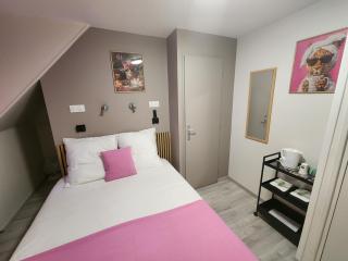 chambre rose - Saint-Nicolas-dʼAliermont - 4