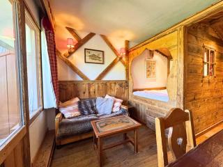 Studio avec lit clos savoyard et coin montagne au pied des pistes - FR-1-452-101 - Les Menuires - 0