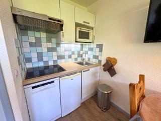 Studio cabine cosy aux Menuires, 3 pers, pied des pistes, balcon, proche commodités - FR-1-452-291 - Les Menuires - 1