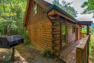 Nice View Log Cabin Fireplace Hot Tub Pool Table - 8