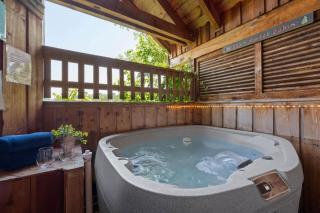 Location Cute Studio Log Cabin Fireplace Hot Tub - Pigeon Forge - 9